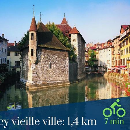 HOMEY TIDY - NEW / Proche Centre Annecy / Parking gratuit / Logement entièrement équipé Exterior foto